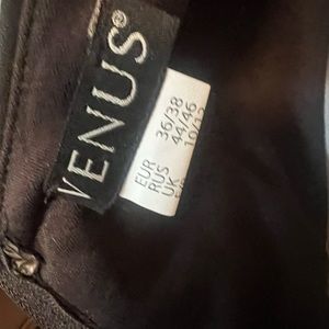 Black sequined floor length dress